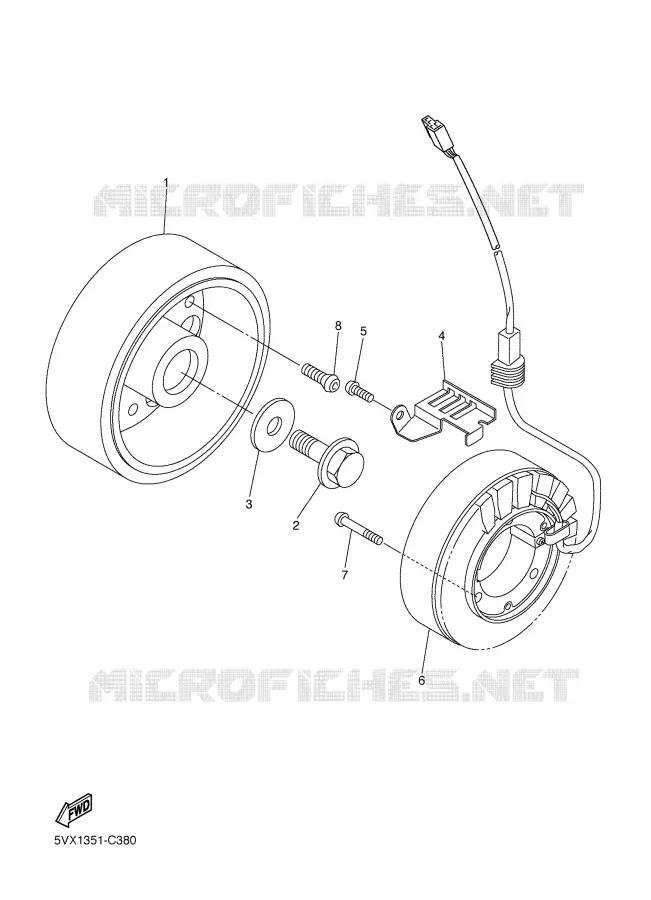 ALLUMAGE Yamaha MOTO 600 2007 FZ6 S2  FZ6-NHG