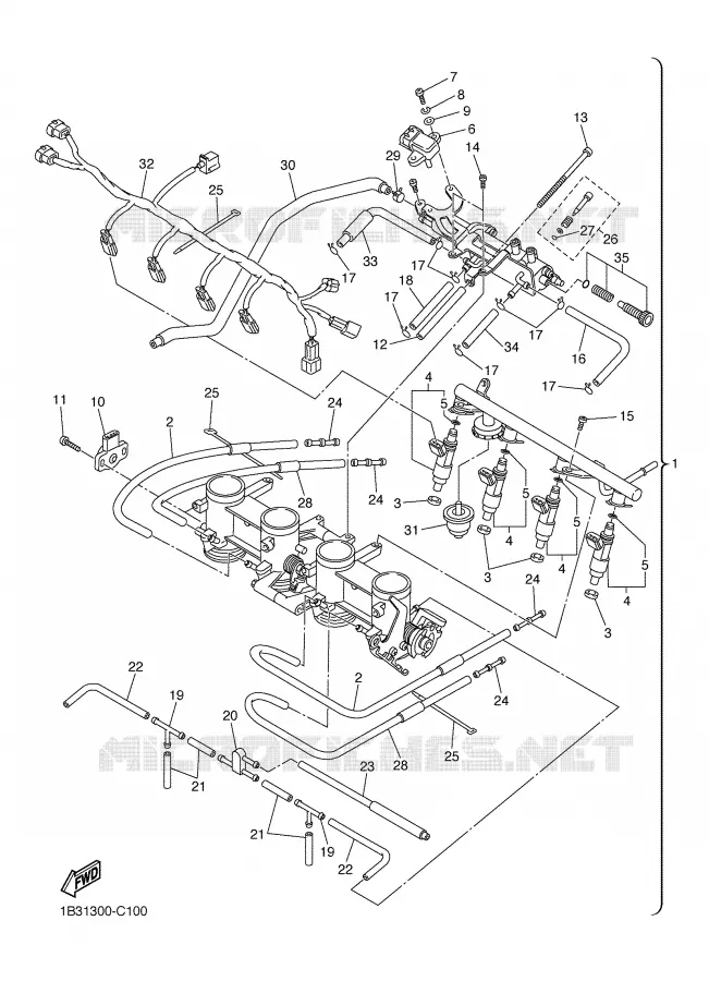 ADMISSION 2 Yamaha MOTO 600 2004 FZ6  FZ6-NS