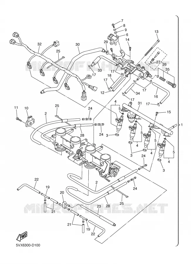 ADMISSION 2 Yamaha MOTO 600 2005 FZ6  FZ6-NT