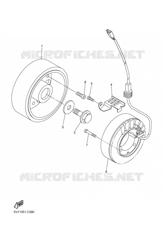 ALLUMAGE Yamaha MOTO 600 2006 FZ6  FZ6-NV