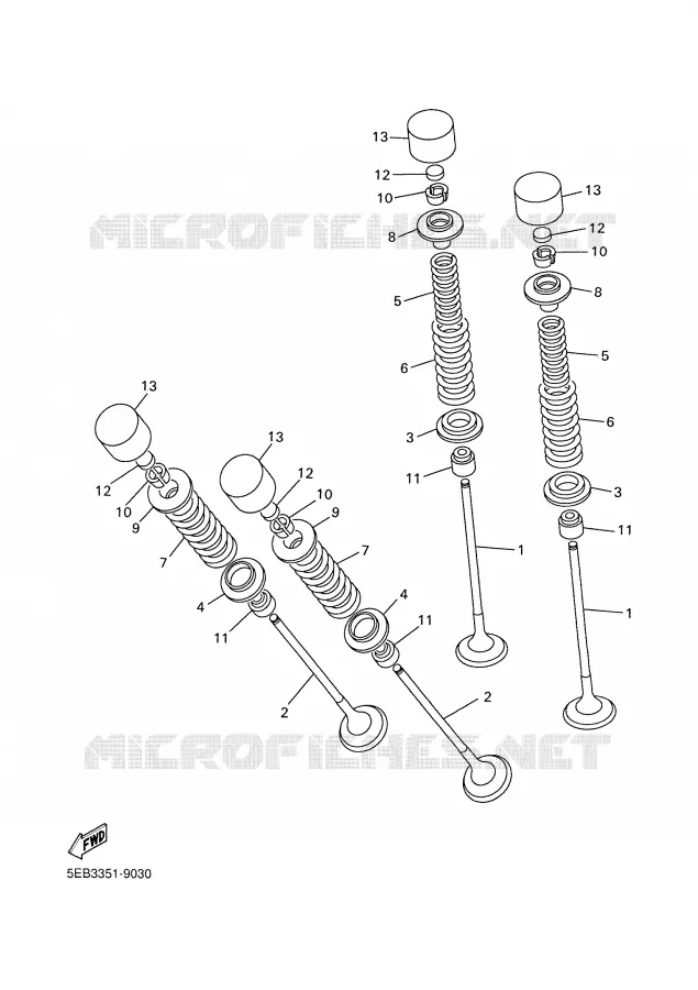 SOUPAPE Yamaha MOTO 600 2004 FAZER  FZ6-S