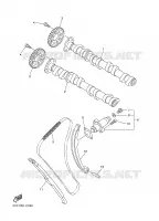 ARBRE A CAMES / CHAINE DE DISTRIBUTION pour Yamaha FAZER 78CH 2007