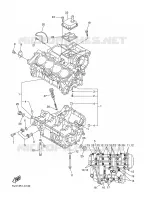CARTER MOTEUR pour Yamaha FAZER 78CH 2007