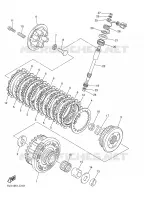 EMBRAYAGE DE DEMARREUR pour Yamaha FAZER 78CH 2007