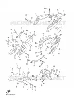 GARDE BOUE pour Yamaha FAZER 78CH 2007