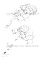 FEU ARRIERE pour Yamaha FAZER 78CH 2007