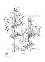SUPPORT / REPOSE PIEDS pour Yamaha GRIZZLY 2009
