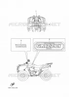 EMBLEME pour Yamaha GRIZZLY 2012