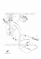 GUIDON ET CABLES pour Yamaha GRIZZLY 2012