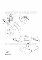 GUIDON ET CABLES pour Yamaha GRIZZLY 2013