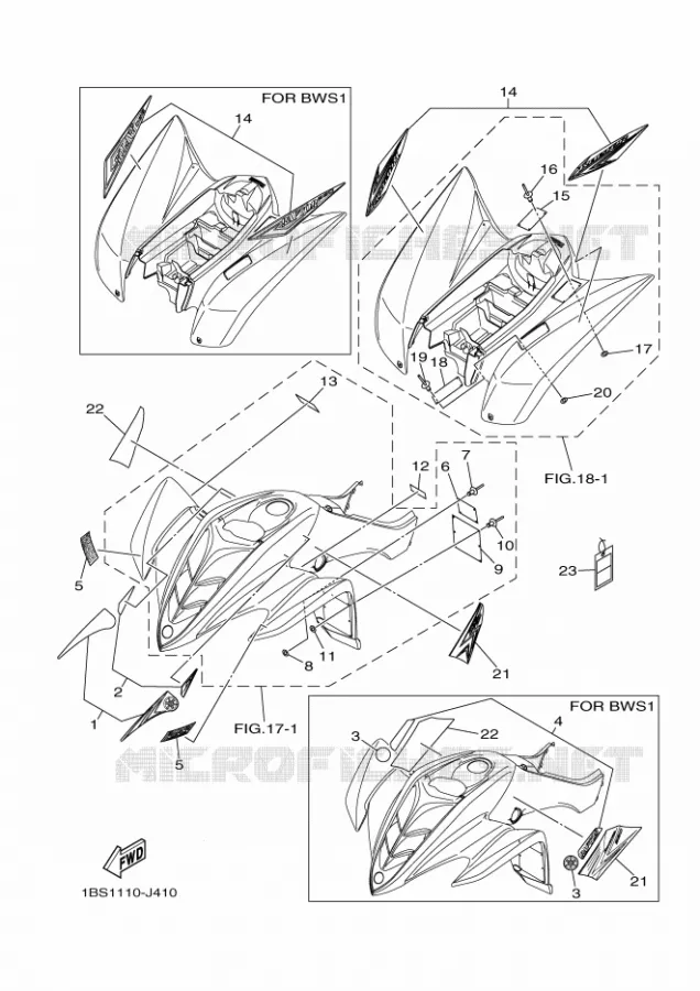 EMBLEME / ETIQUETTE 1 Yamaha QUAD 350 2010 RAPTOR  YFM350 YFM35RZ RAPTOR 350