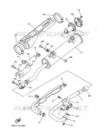 ECHAPPEMENT pour Yamaha WOLVERINE 2WD 2007