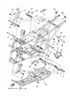 CADRE pour Yamaha WOLVERINE 2WD 2008