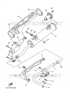 ECHAPPEMENT pour Yamaha GRIZZLY 2007
