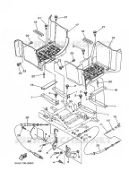 SUPPORT / REPOSE PIEDS pour Yamaha GRIZZLY 2011