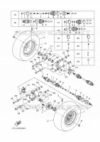 ROUE ARRIERE pour Yamaha GRIZZLY 4WD 2010