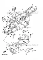 CADRE pour Yamaha WOLVERINE 1999