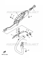 ECHAPPEMENT pour Yamaha WOLVERINE 1999