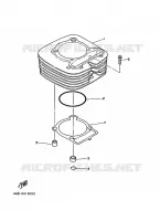 CYLINDRE pour Yamaha WOLVERINE 2000