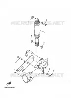 AMORTISSEUR ARRIERE pour Yamaha WOLVERINE 2001