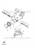 BRAS ARRIERE pour Yamaha WOLVERINE 2001