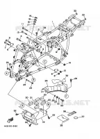 CADRE pour Yamaha WOLVERINE 2001