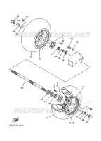 ROUE ARRIERE pour Yamaha WOLVERINE 2001