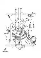 CULASSE pour Yamaha WARRIOR 2000