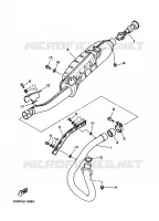 ECHAPPEMENT pour Yamaha WARRIOR 2000