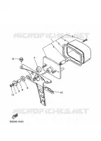 FEU ARRIERE 2 pour Yamaha WARRIOR 2000