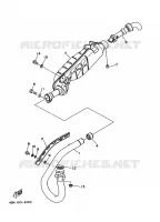 ECHAPPEMENT pour Yamaha YFM 2000