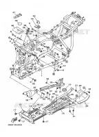 CADRE pour Yamaha BIG BEAR 2004
