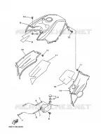 COUVERCLE LATERAL pour Yamaha KODIAK 2003