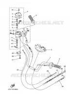 GUIDON ET CABLES pour Yamaha KODIAK 2003