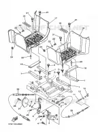 SUPPORT / REPOSE PIEDS pour Yamaha KODIAK 4WD 2004