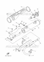 ECHAPPEMENT pour Yamaha WOLVERINE 4WD 2006