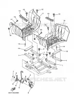 SUPPORT / REPOSE PIEDS pour Yamaha WOLVERINE 4WD 2006