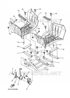 SUPPORT / REPOSE PIEDS pour Yamaha WOLVERINE 4WD 2006