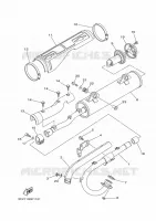 ECHAPPEMENT pour Yamaha WOLVERINE 4WD 2007