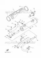 ECHAPPEMENT pour Yamaha KODIAK 2006