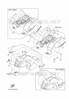 EMBLEME / ETIQUETTE 1 pour Yamaha RAPTOR 2005