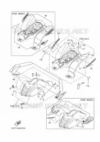EMBLEME / ETIQUETTE 1 pour Yamaha RAPTOR 2006