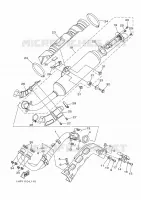 ECHAPPEMENT pour Yamaha GRIZZLY 2012
