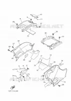 COUVERCLE LATERAL pour Yamaha GRIZZLY 2012