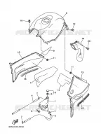 COUVERCLE LATERAL pour Yamaha GRIZZLY 2004