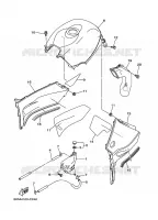 COUVERCLE LATERAL pour Yamaha GRIZZLY 2004