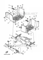 SUPPORT / REPOSE PIEDS pour Yamaha GRIZZLY 2005