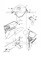 COUVERCLE LATERAL pour Yamaha GRIZZLY 2007