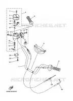 GUIDON ET CABLES pour Yamaha GRIZZLY 2007