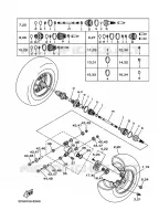 ROUE ARRIERE pour Yamaha GRIZZLY 2007